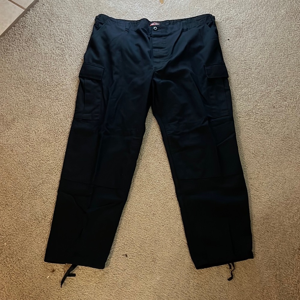 Vintage black military cargo pants